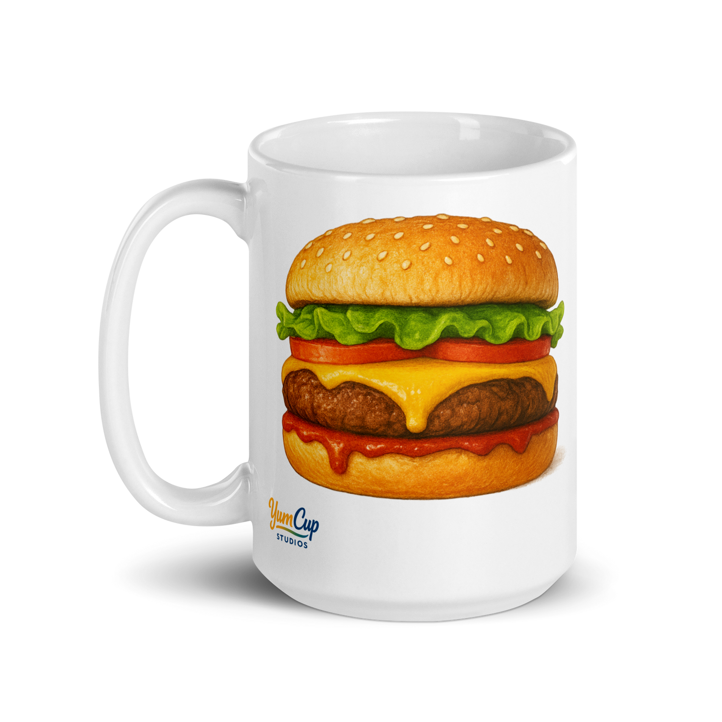Cheeseburger┃Tasse weis