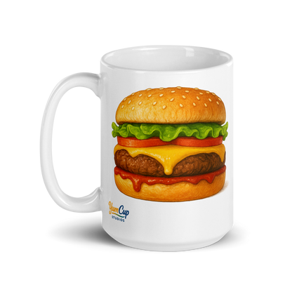 Cheeseburger┃Tasse weis